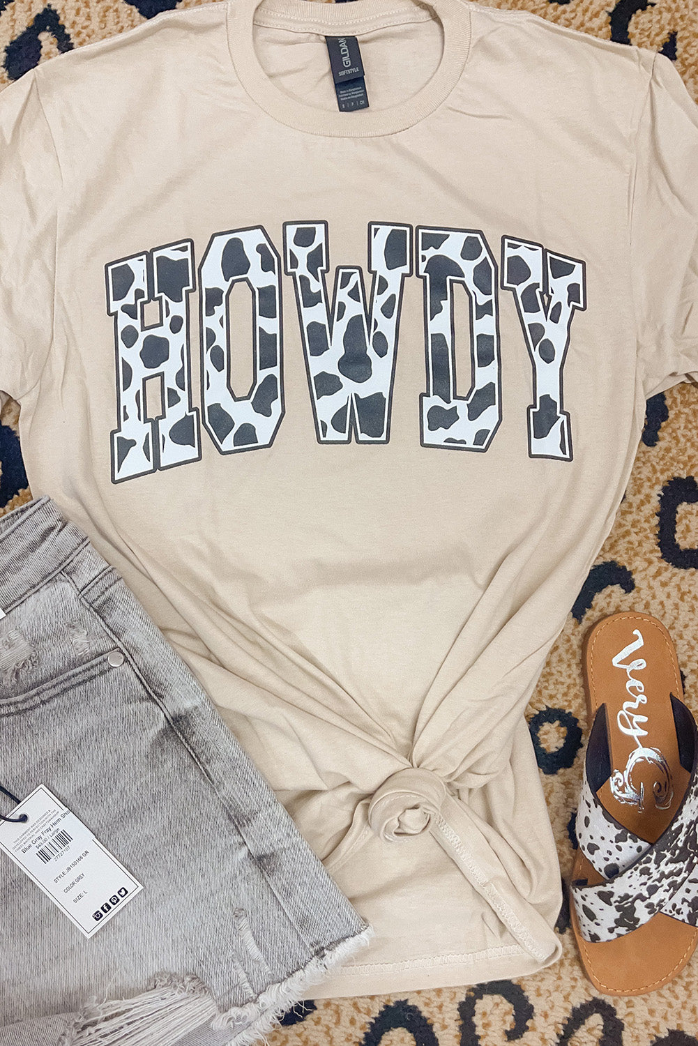 Animal Print HOWDY Graphic Tee