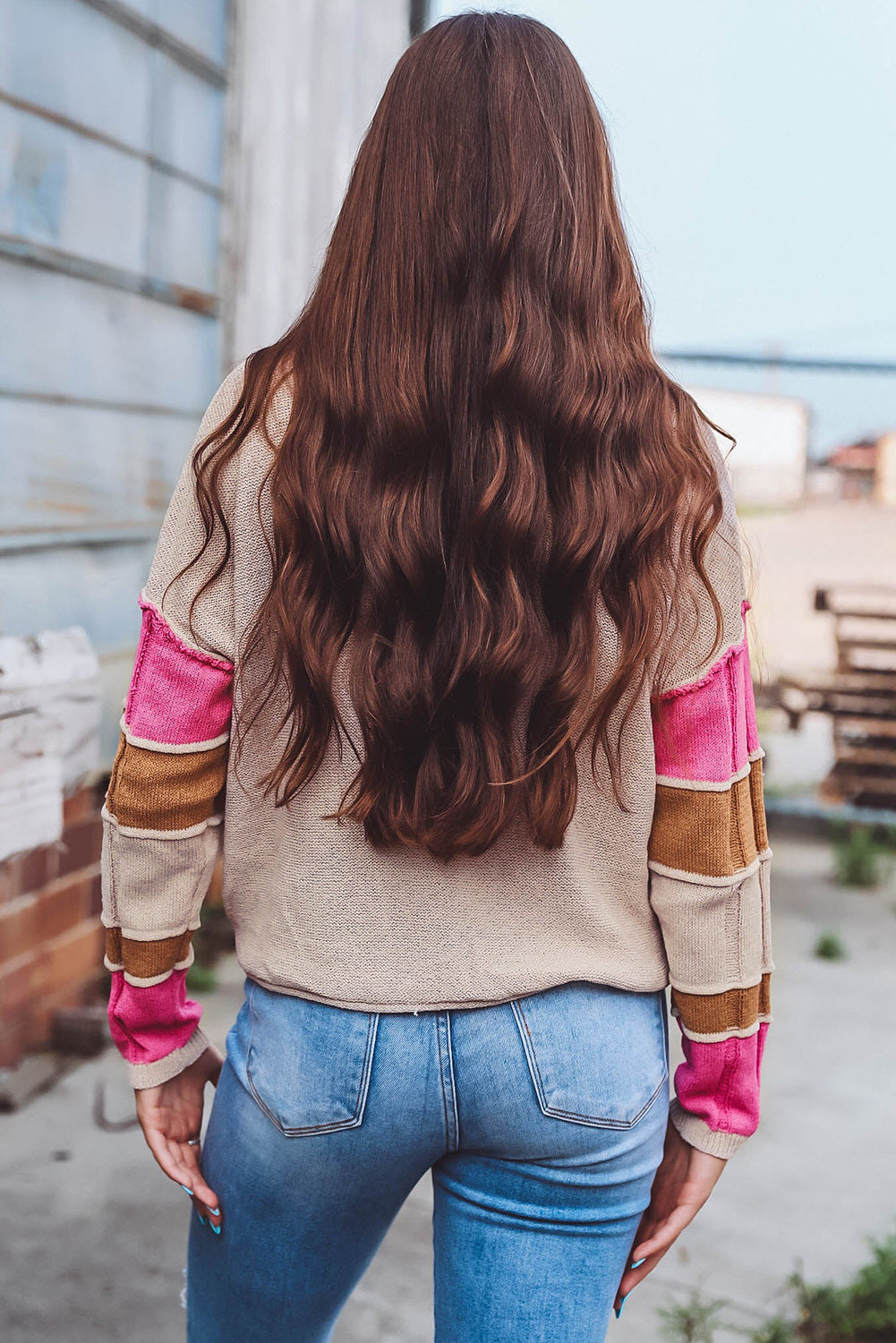 Simply Taupe Round Neck Sweater