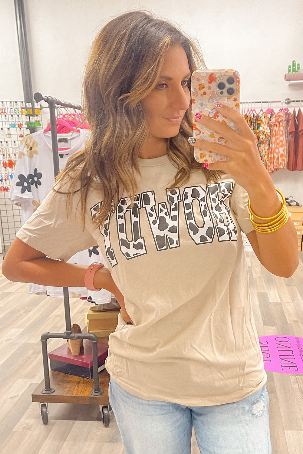 Animal Print HOWDY Graphic Tee