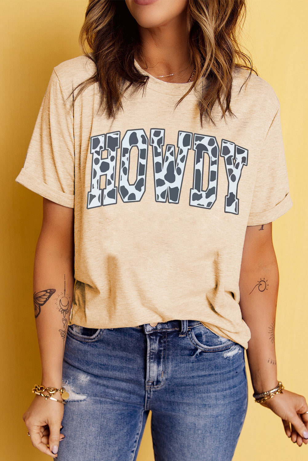 Animal Print HOWDY Graphic Tee