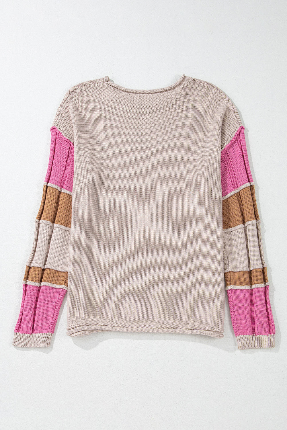 Simply Taupe Round Neck Sweater