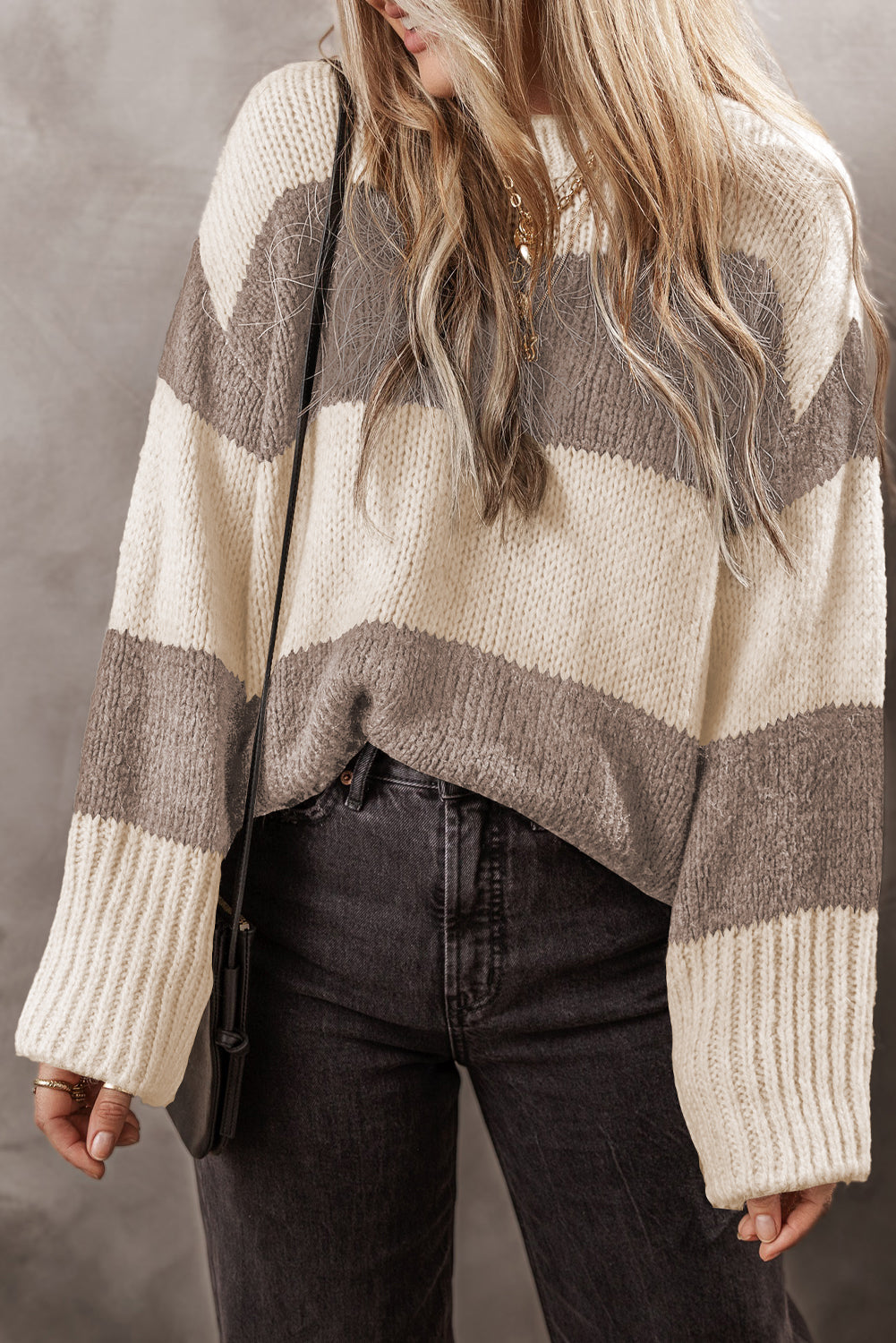 Simply Taupe Pullover Sweater